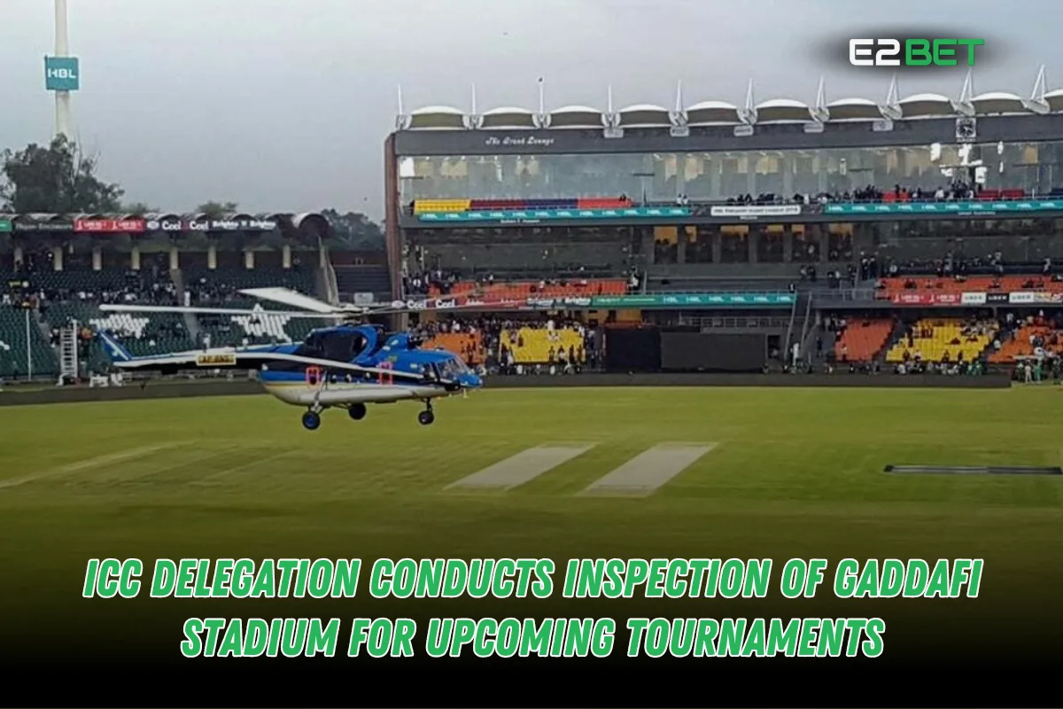 ICC Delegation Inspects Gaddafi Stadium for Upcoming Cricket Tournaments