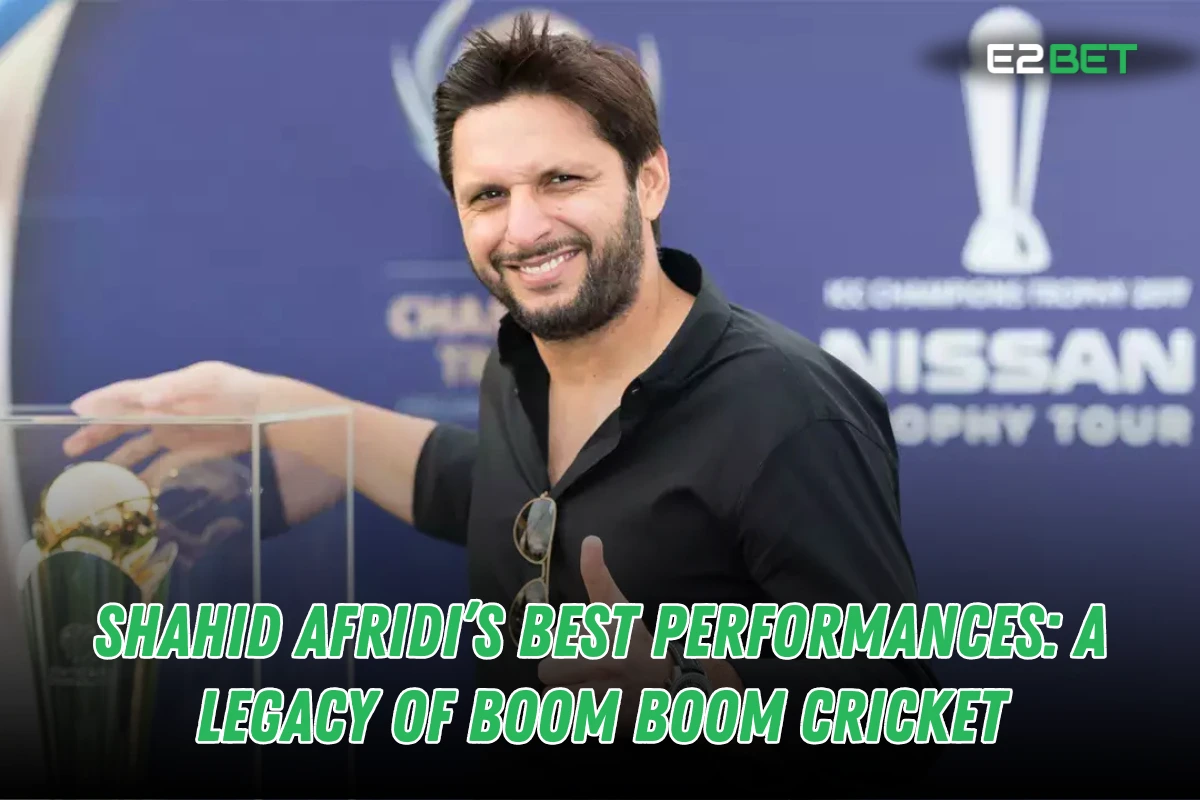 Shahid Afridi’s Best Cricket Performances