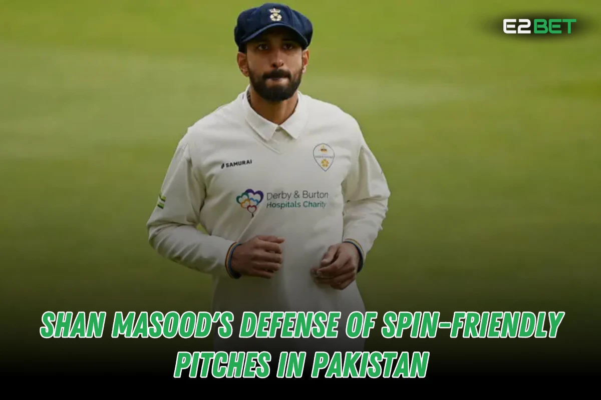 Shan Masood Defends Spin-Friendly Pitches in Pakistan