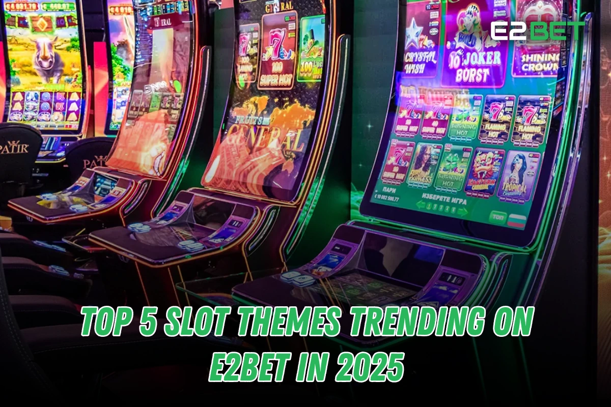Top 5 Slot Themes Trending on e2bet in 2025