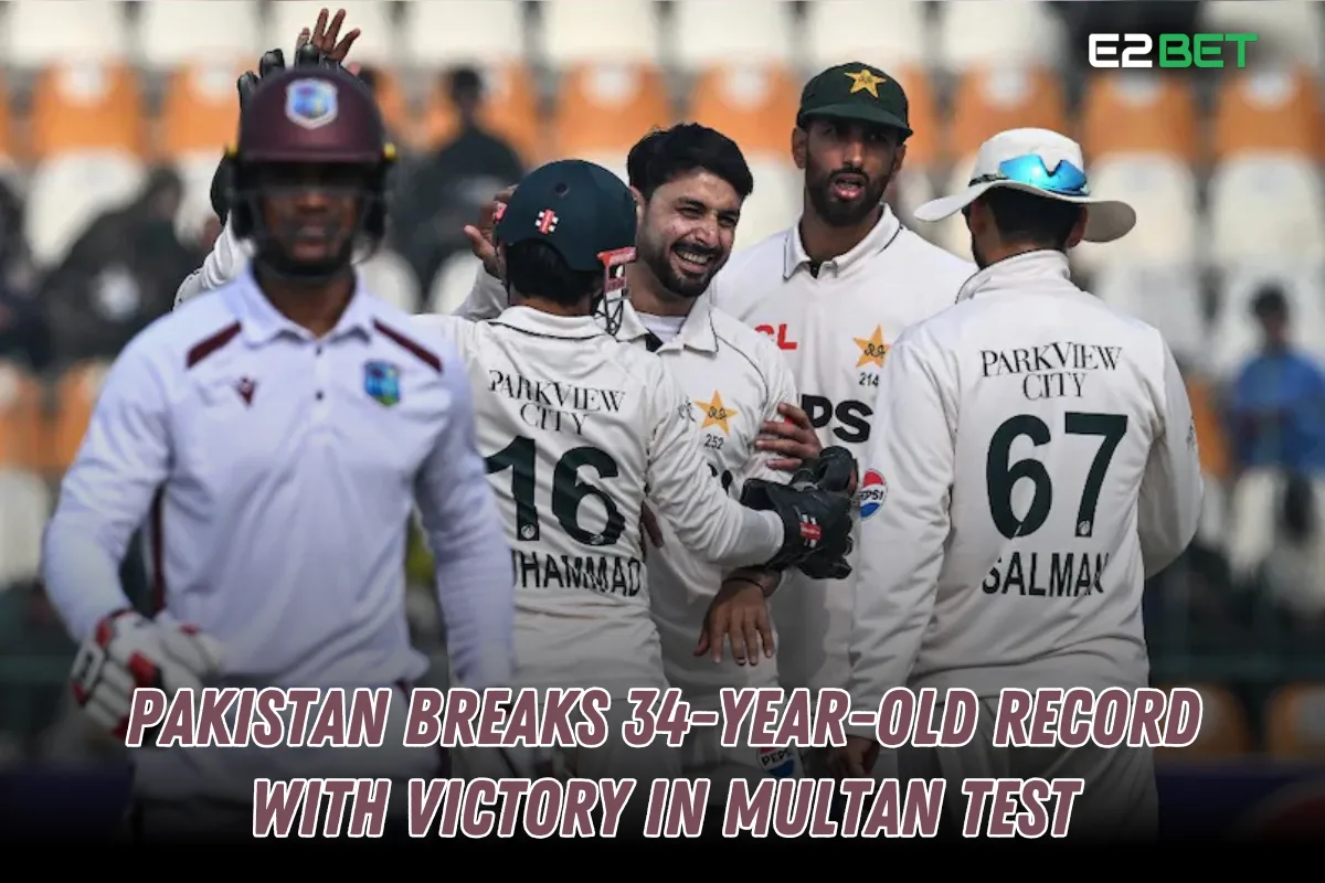 Pakistan Breaks 34-Year-Old Record with Historic Victory