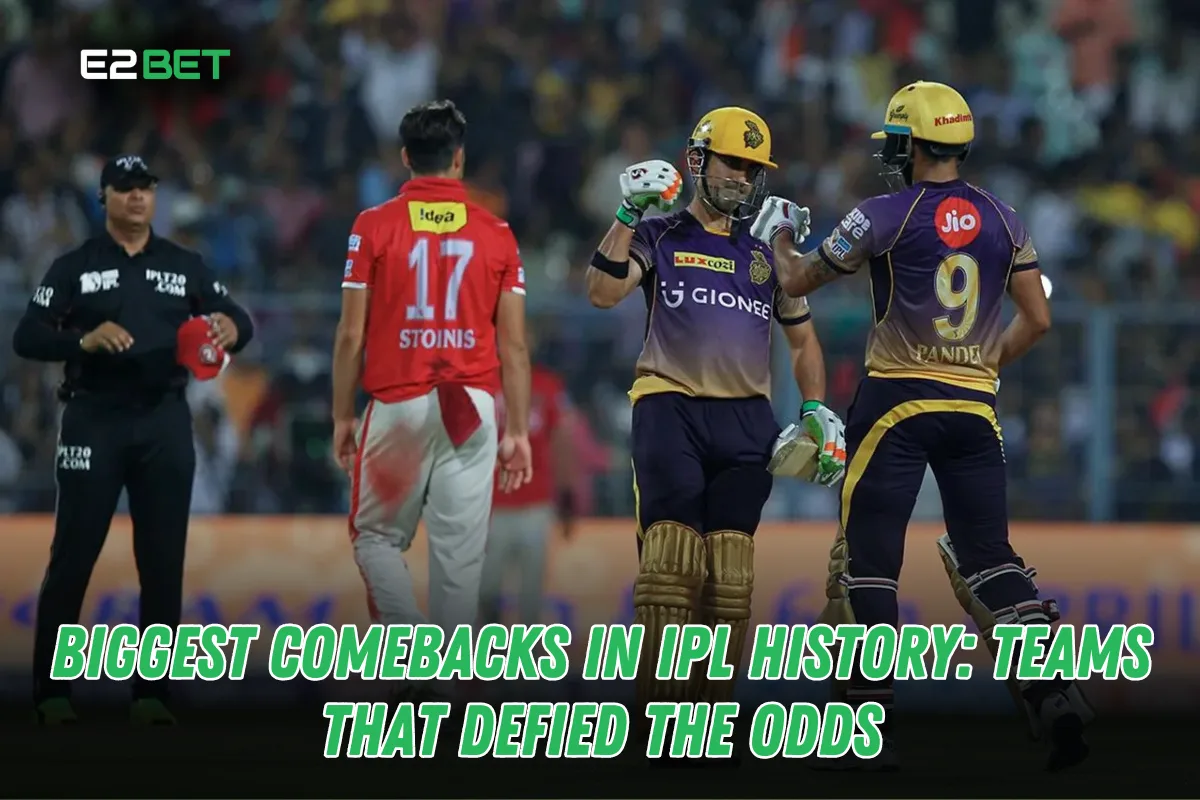Biggest Comebacks in IPL History – Teams That Defied the Odds