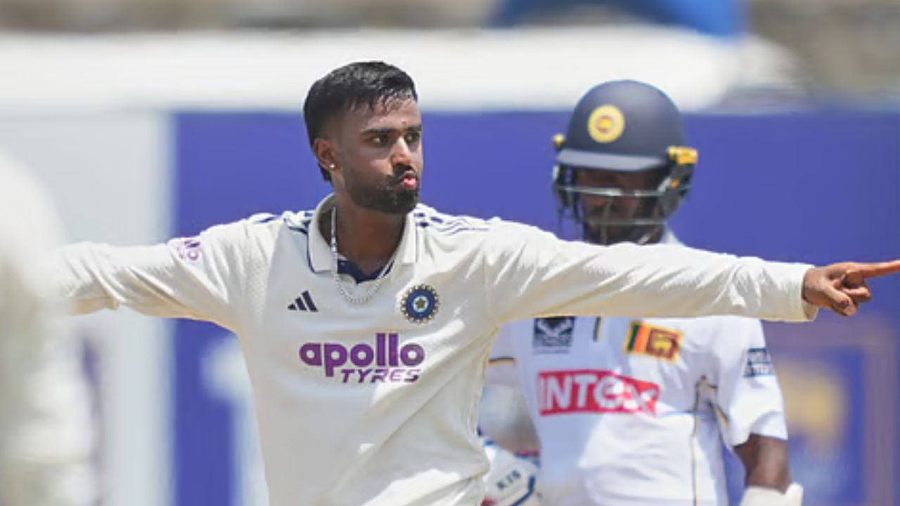 Manav Suthar Milestones in SL vs IND 1st Test
