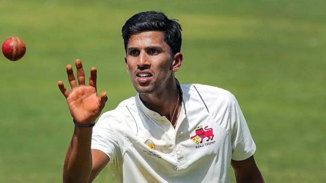 2. Washington Sundar: Tanush Kotian Test series